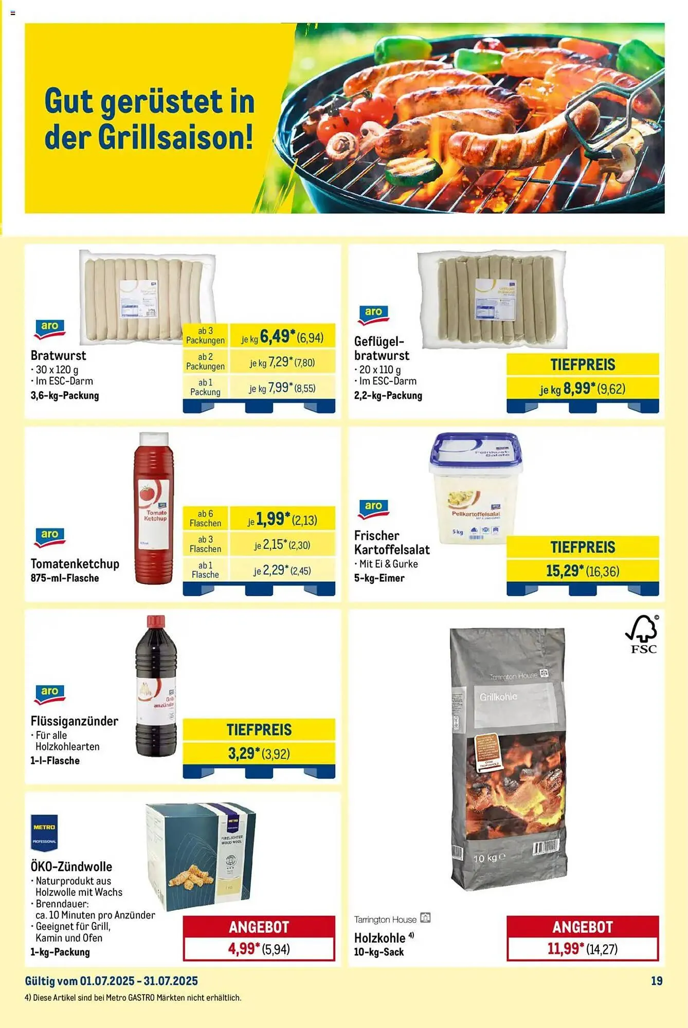 METRO Prospekt von 1. Juli bis 31. Juli 2025 - Prospekt seite 19