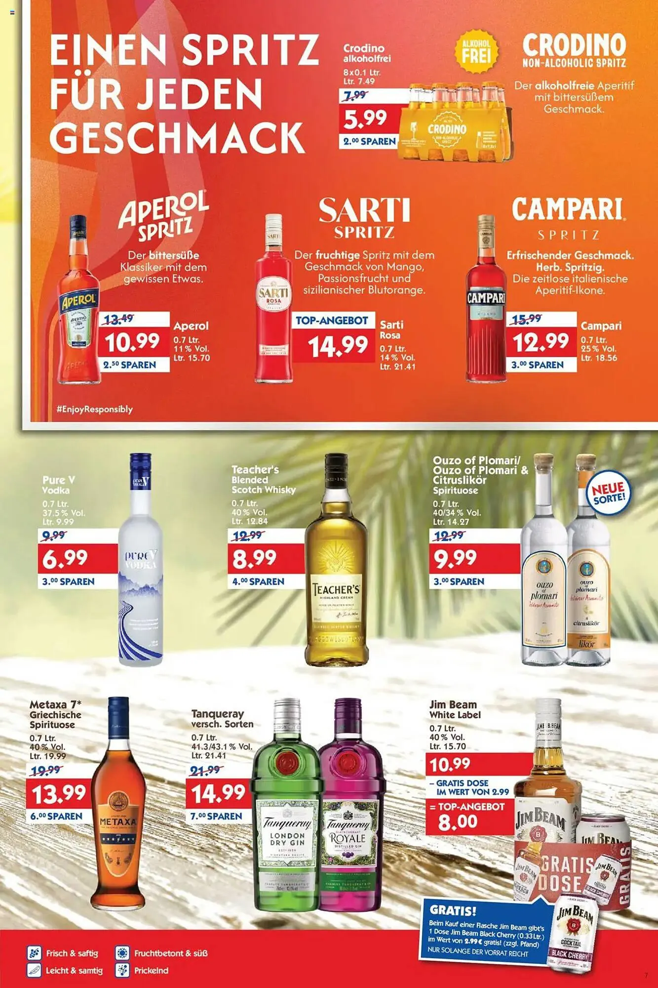 Hol'ab Getränkemarkt Prospekt von 23. Juni bis 28. Juni 2025 - Prospekt seite 7