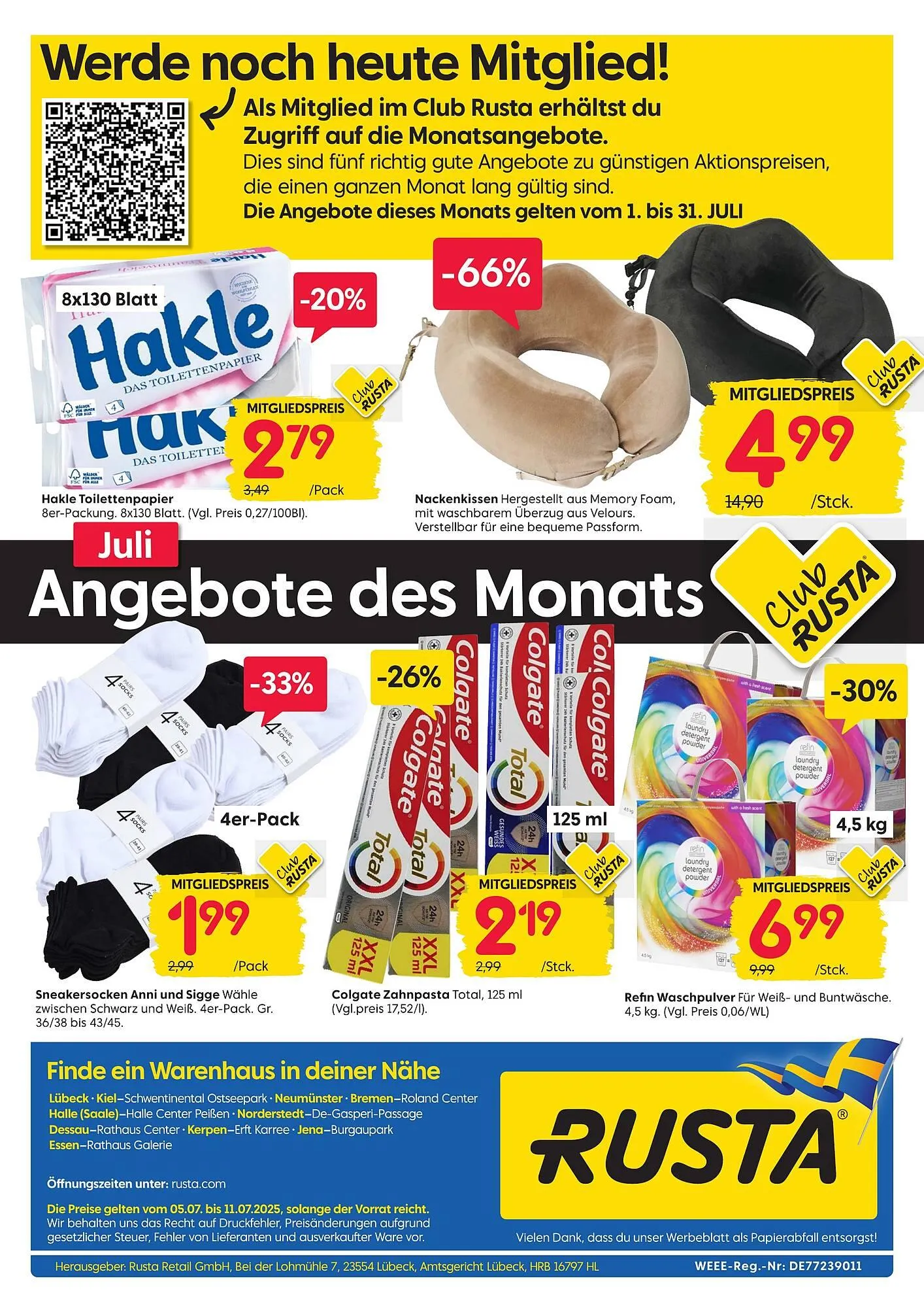 Rusta Prospekt von 7. Juli bis 12. Juli 2025 - Prospekt seite 16