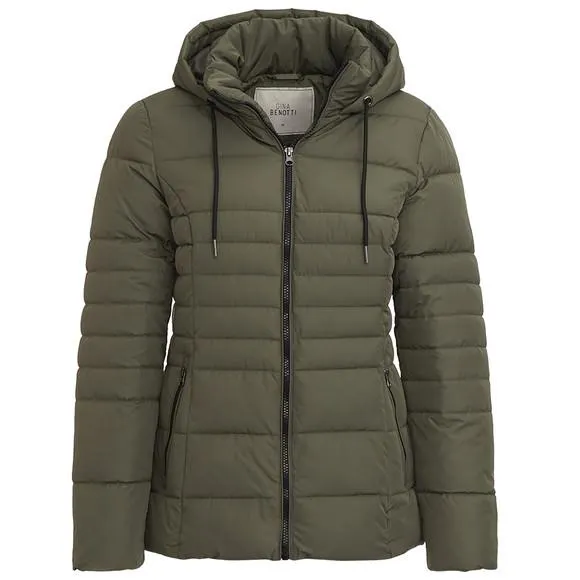 Damen Steppjacke mit Kapuze