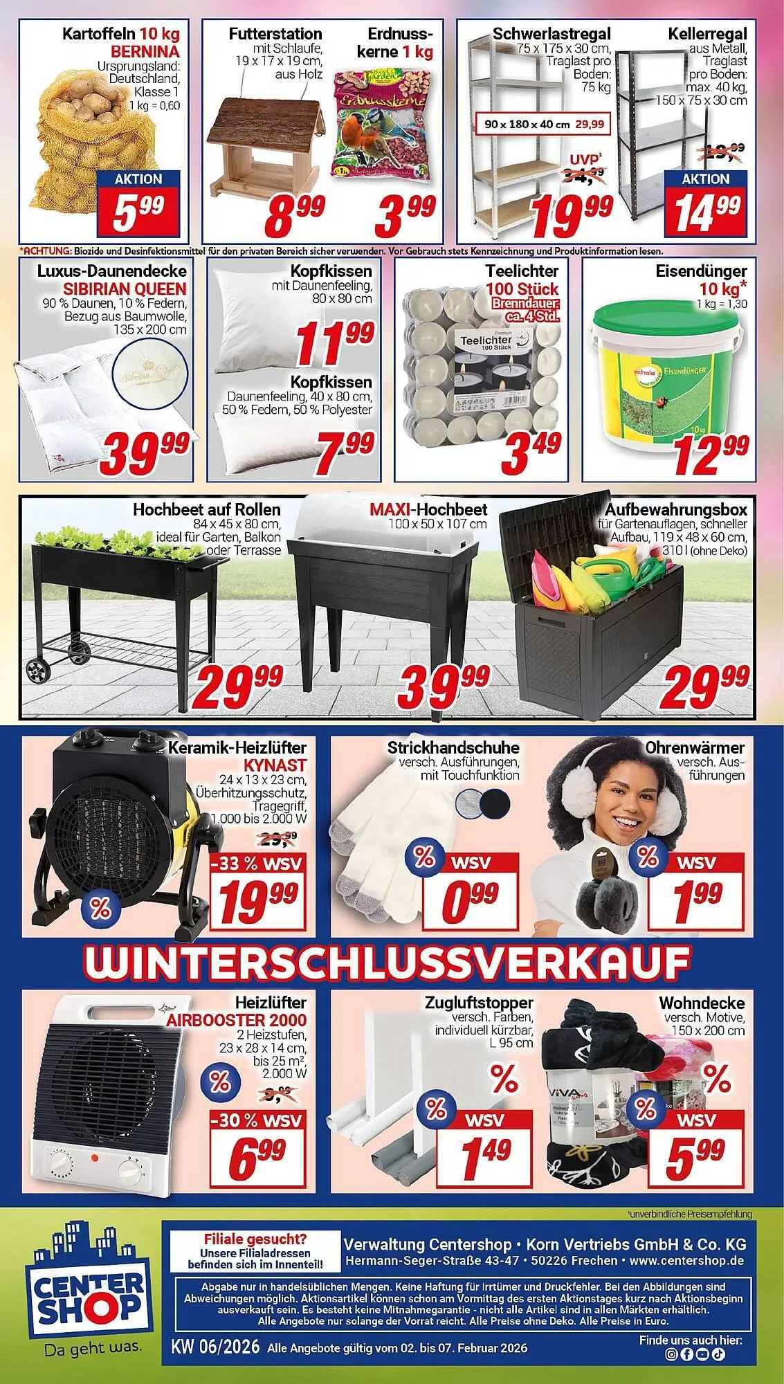 CENTERSHOP Prospekt von 2. Februar bis 7. Februar 2026 - Prospekt seite 16