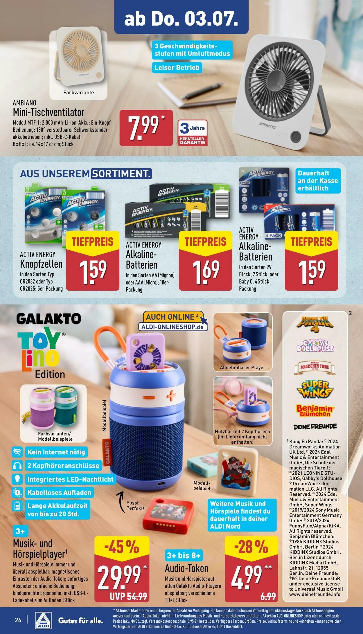 Aldi-Nord von 30. Juni bis 5. Juli 2025 - Prospekt seite 30