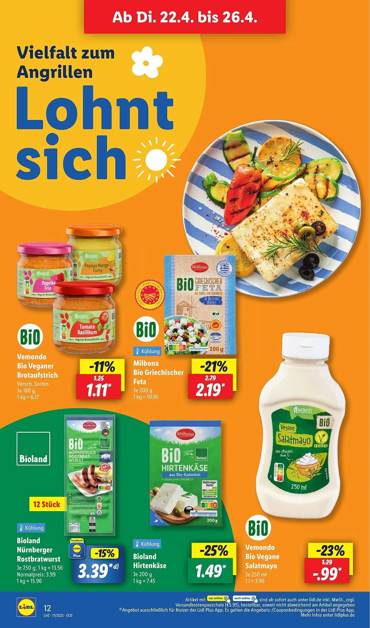 Lidl Prospekt von 22. April bis 26. April 2025 - Prospekt seite 18