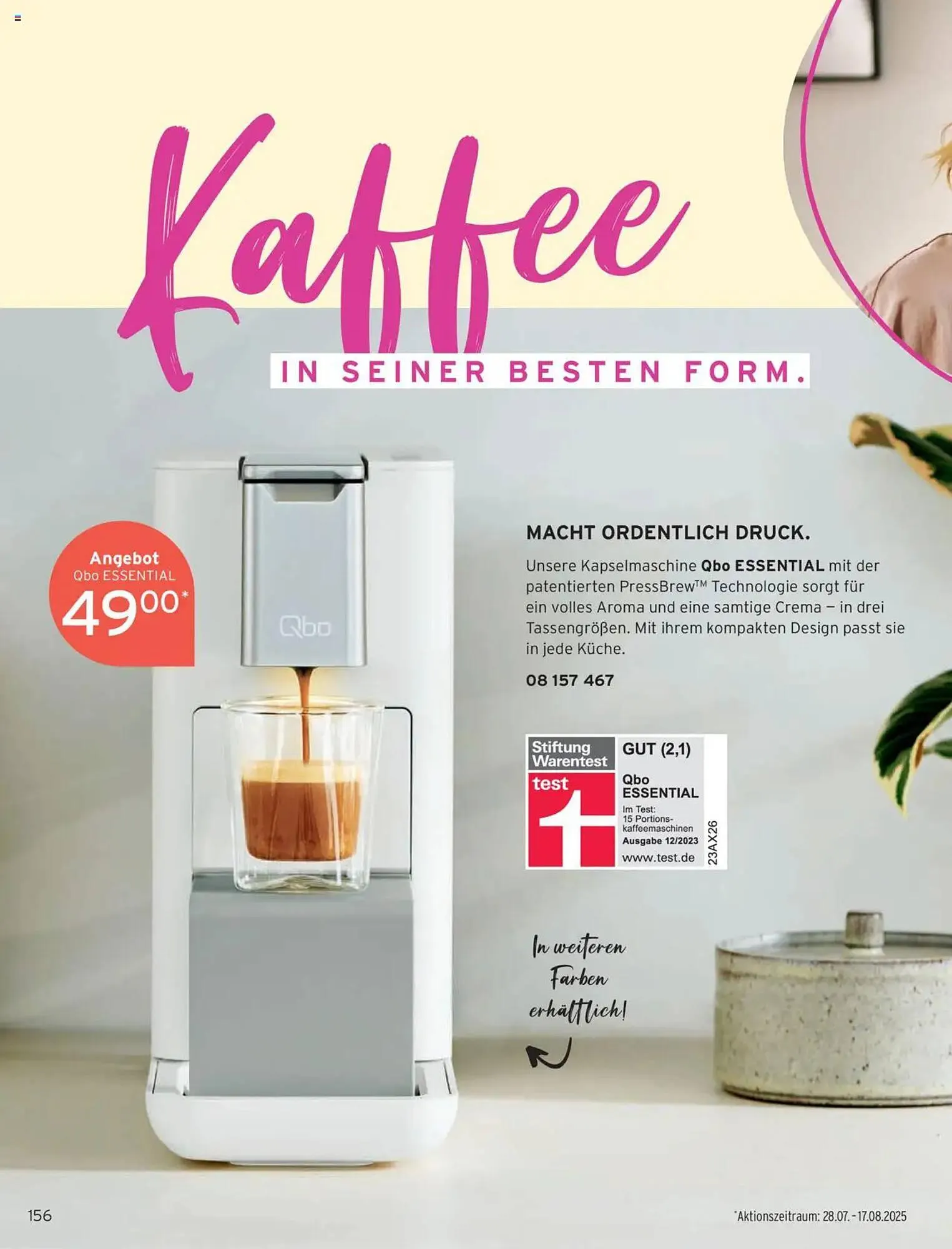 Tchibo Prospekt von 1. August bis 31. August 2025 - Prospekt seite 156
