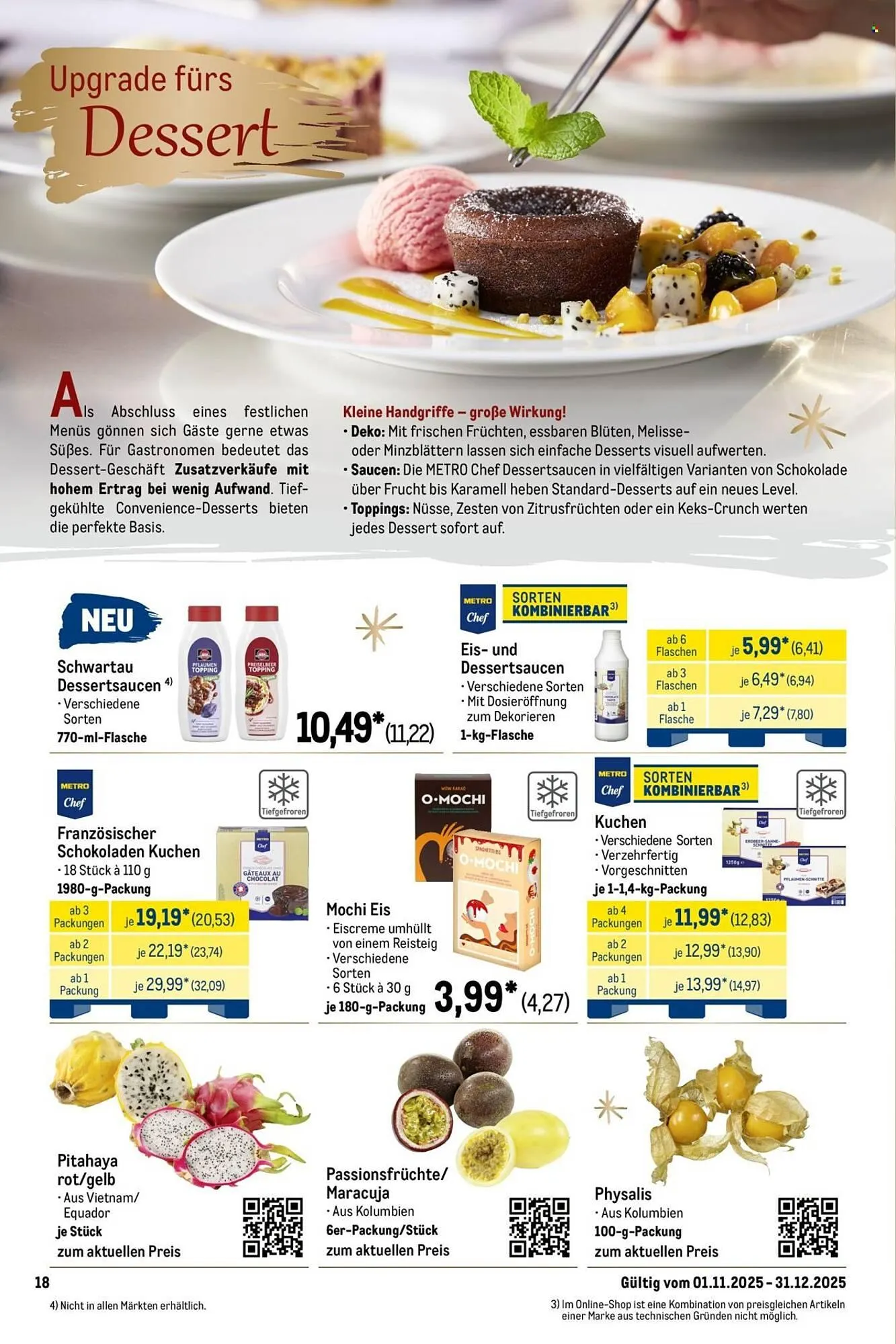 METRO Prospekt von 1. November bis 31. Dezember 2025 - Prospekt seite 18