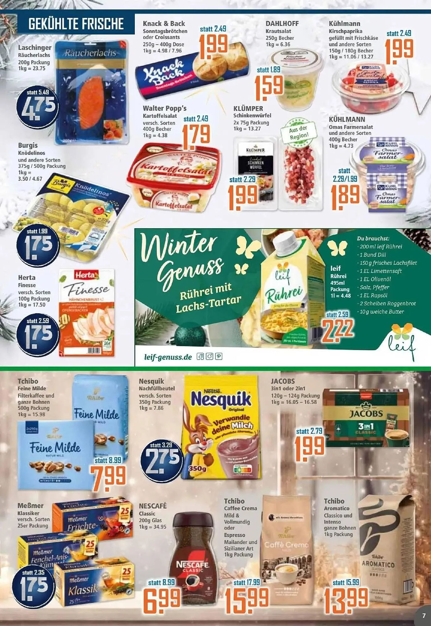 Klaas und Kock Prospekt von 15. Dezember bis 20. Dezember 2025 - Prospekt seite 7