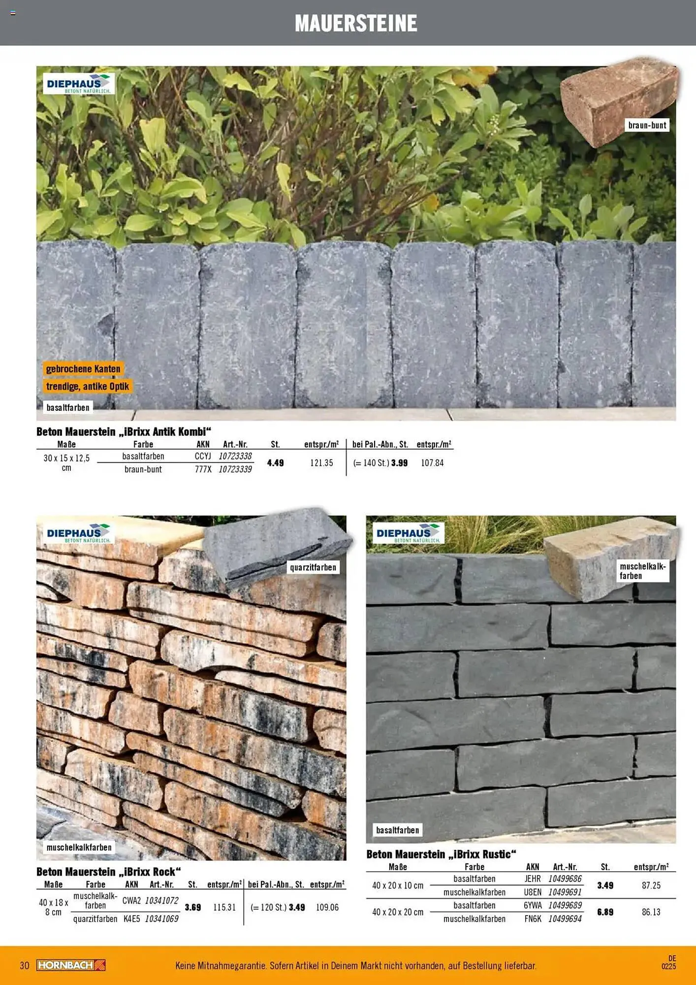 Hornbach Prospekt von 28. Februar bis 29. März 2025 - Prospekt seite 30