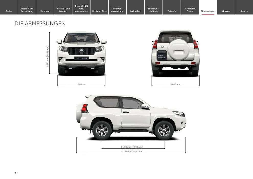Toyota Land Cruiser von 11. Mai bis 11. Mai 2025 - Prospekt seite 33