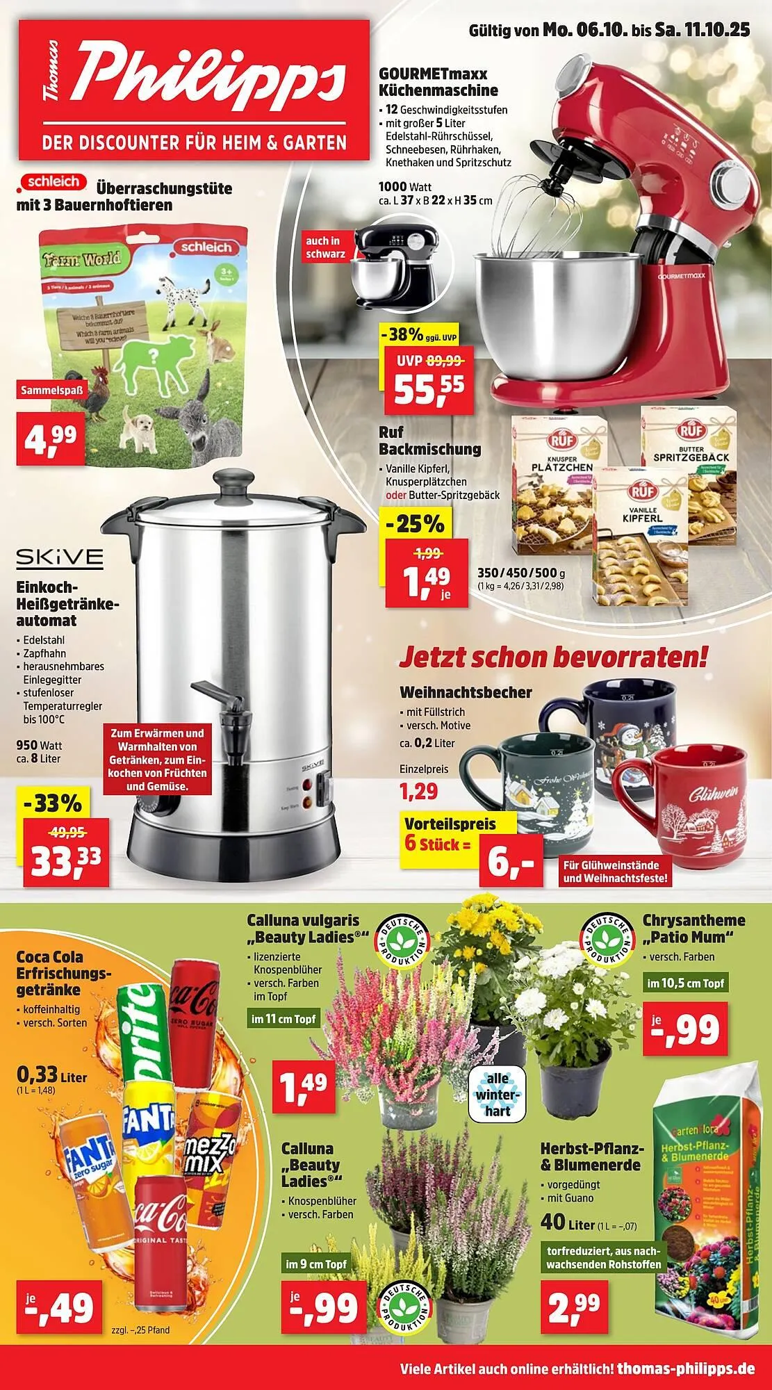 Thomas Philipps Prospekt von 6. Oktober bis 11. Oktober 2025 - Prospekt seite 1