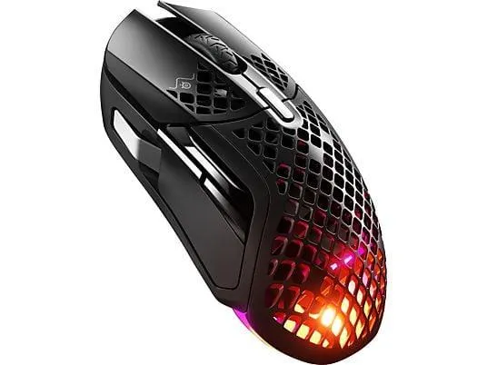 STEELSERIES Aerox 5 Wireless Gaming Maus, Mattschwarz