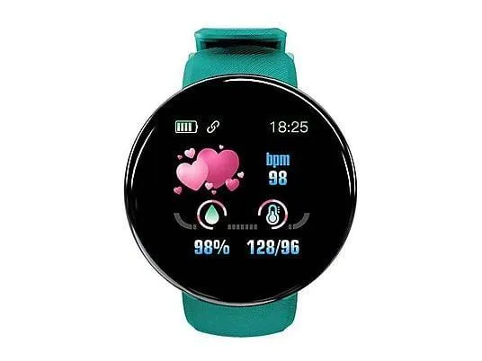 QTTVBTNA Ganztägiges Fitness-Tracking Smartwatch Silikon, Grün