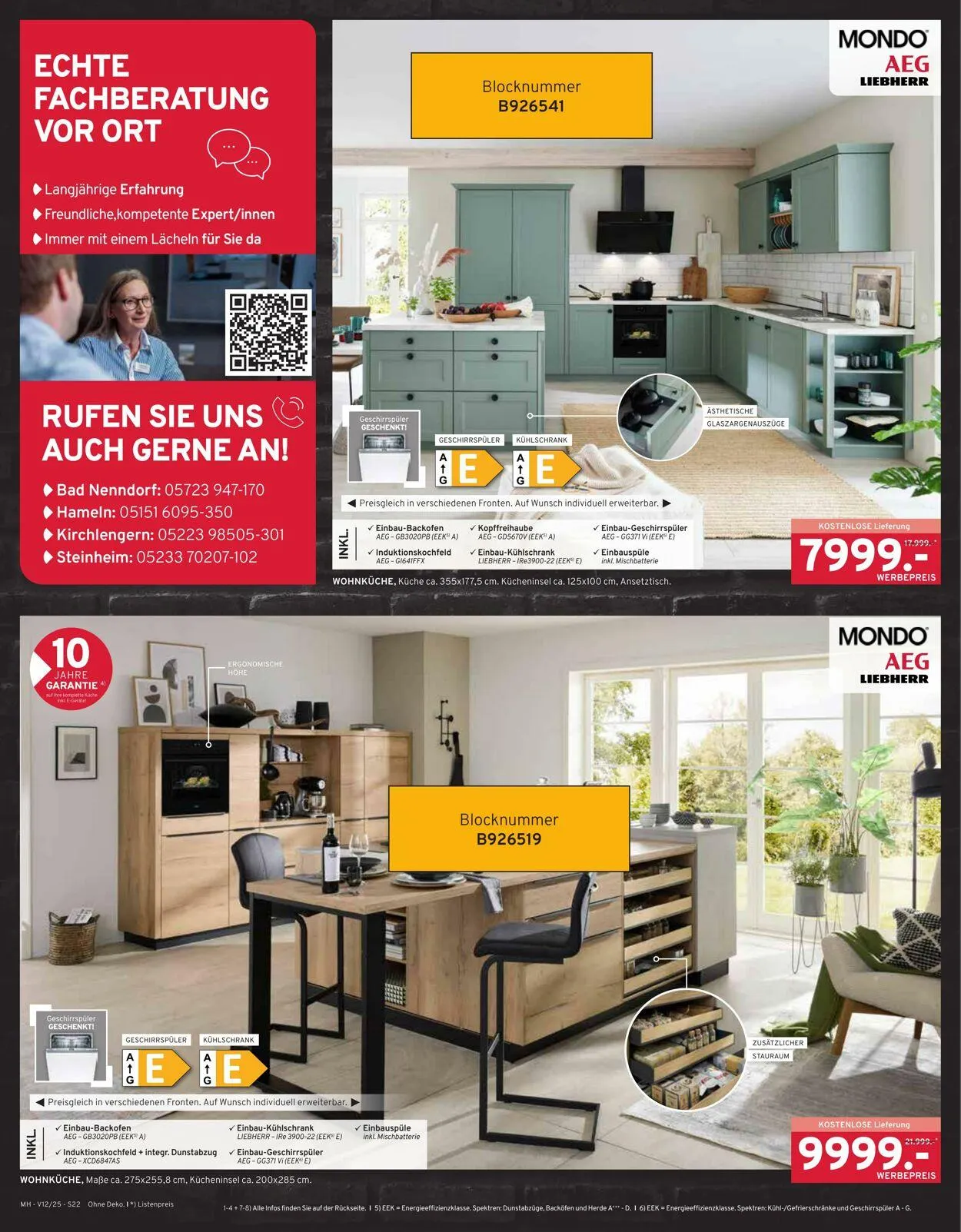 Möbel Heinrich Aktueller Prospekt von 17. November bis 7. Dezember 2025 - Prospekt seite 22