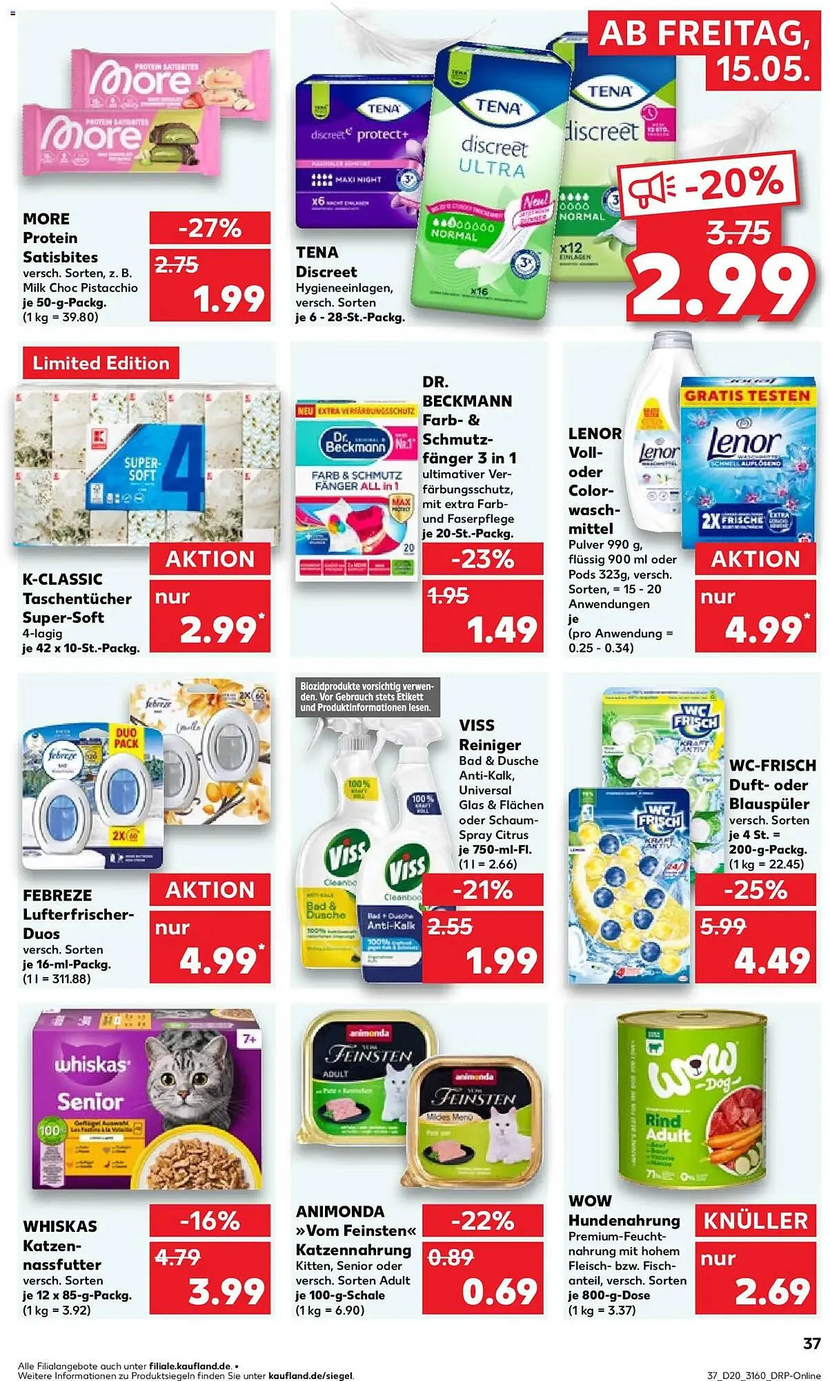 Kaufland Prospekt von 15. Mai bis 20. Mai 2026 - Prospekt seite 37