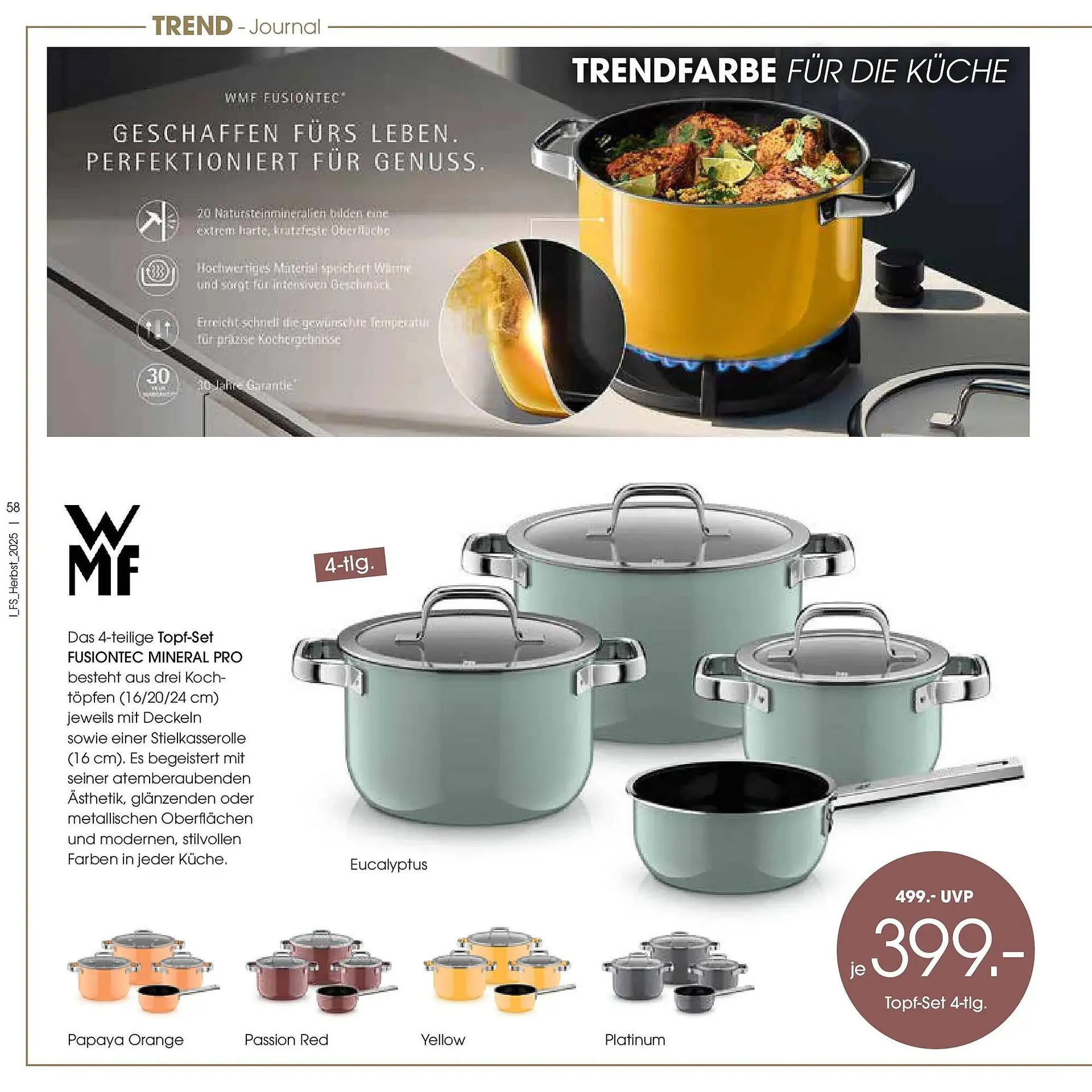 Zurbrüggen Prospekt von 19. Oktober bis 31. Januar 2026 - Prospekt seite 58