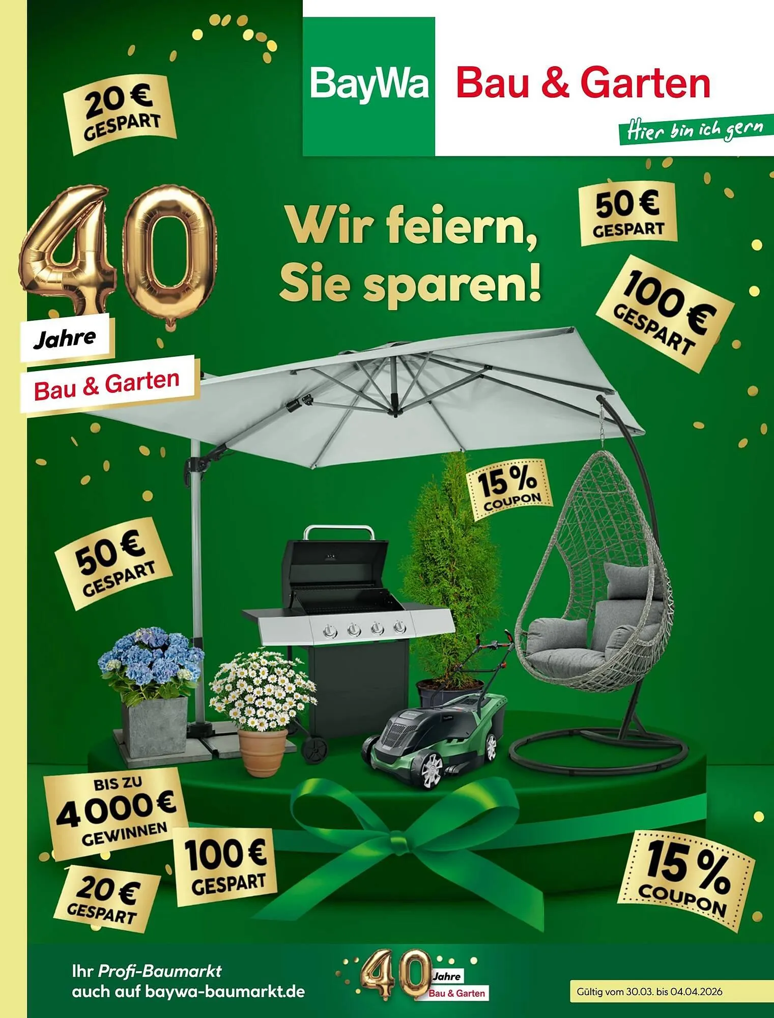 BayWa Bau & Garten Prospekt von 30. März bis 5. April 2026 - Prospekt seite 1