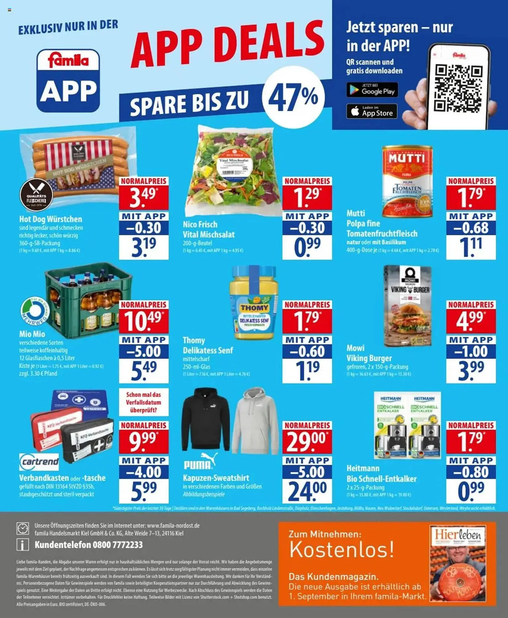 Famila Nord Ost Prospekt von 8. September bis 13. September 2025 - Prospekt seite 24