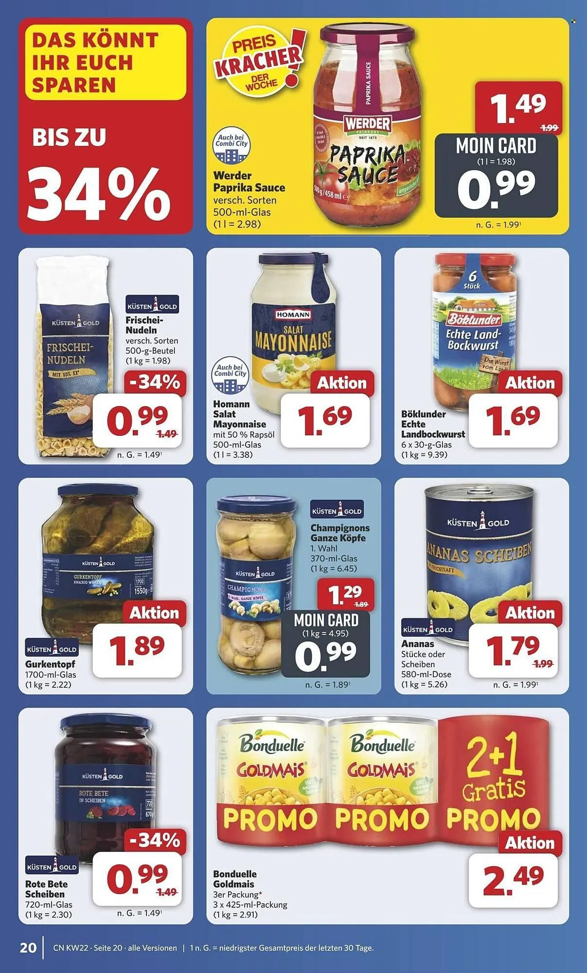 Combi Prospekt von 26. Mai bis 31. Mai 2025 - Prospekt seite 25