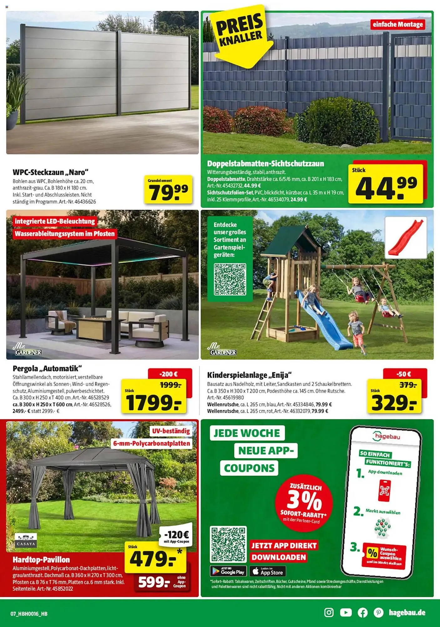 Hagebau Prospekt von 11. April bis 18. April 2026 - Prospekt seite 7