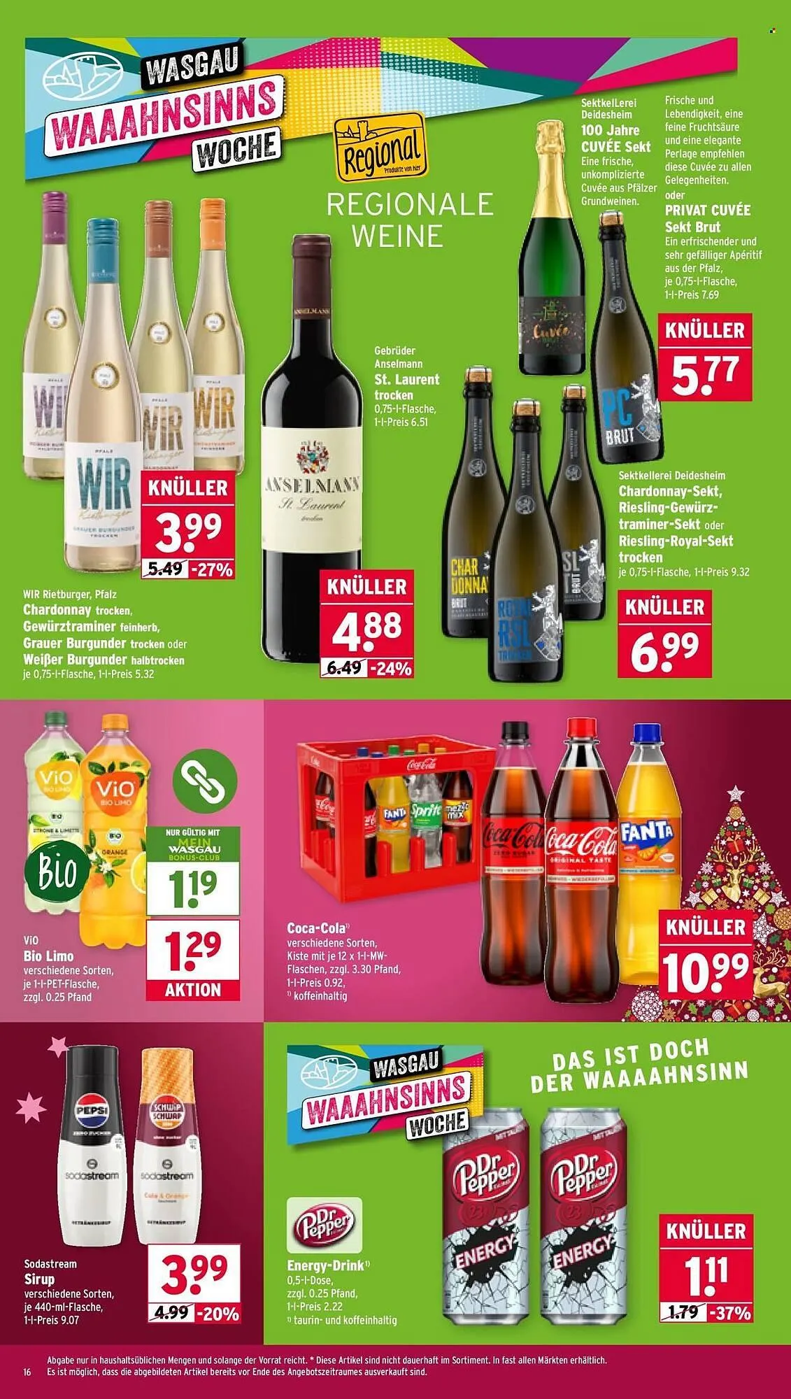 Wasgau Prospekt von 1. Dezember bis 6. Dezember 2025 - Prospekt seite 16