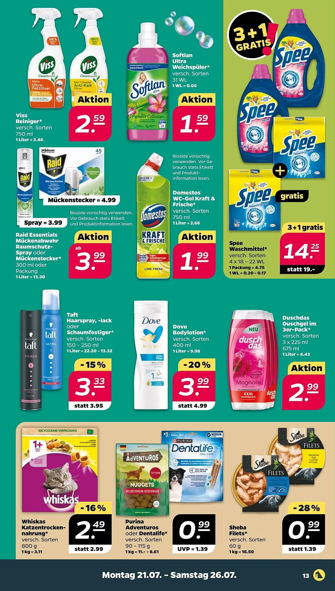 NETTO Prospekt von 21. Juli bis 26. Juli 2025 - Prospekt seite 13