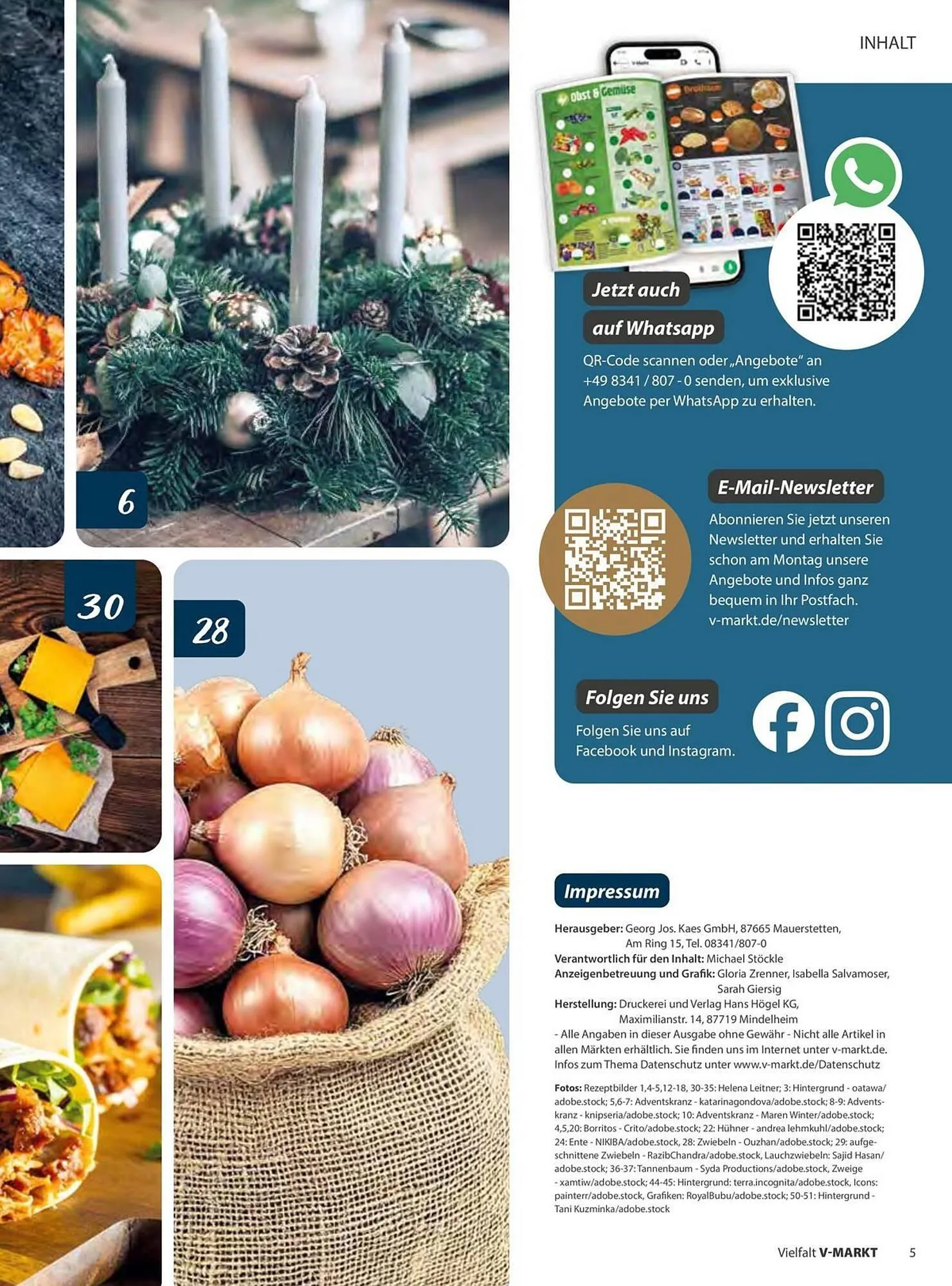 V Markt Prospekt von 1. November bis 31. Dezember 2025 - Prospekt seite 5