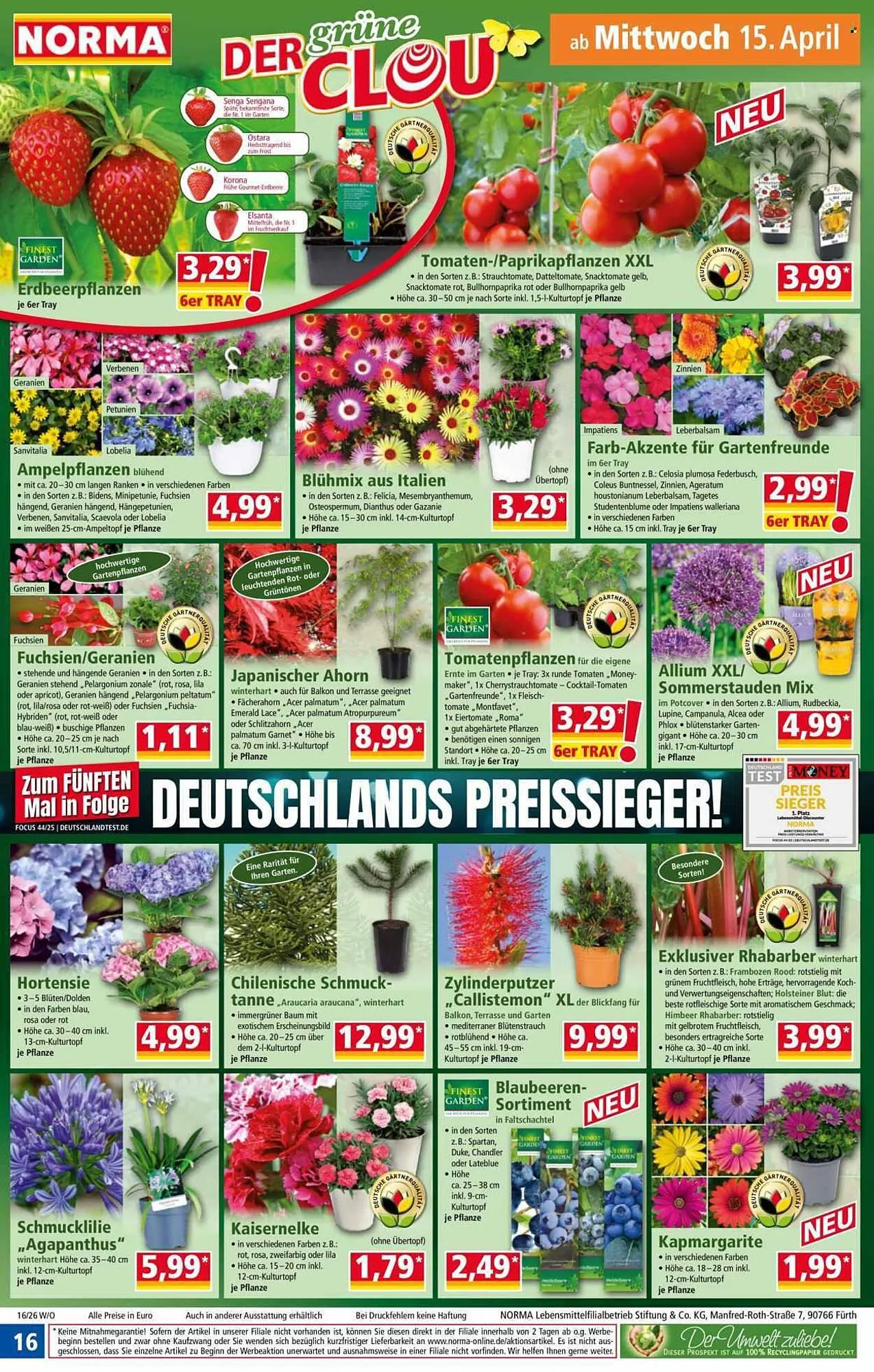 Norma Prospekt von 13. April bis 19. April 2026 - Prospekt seite 16