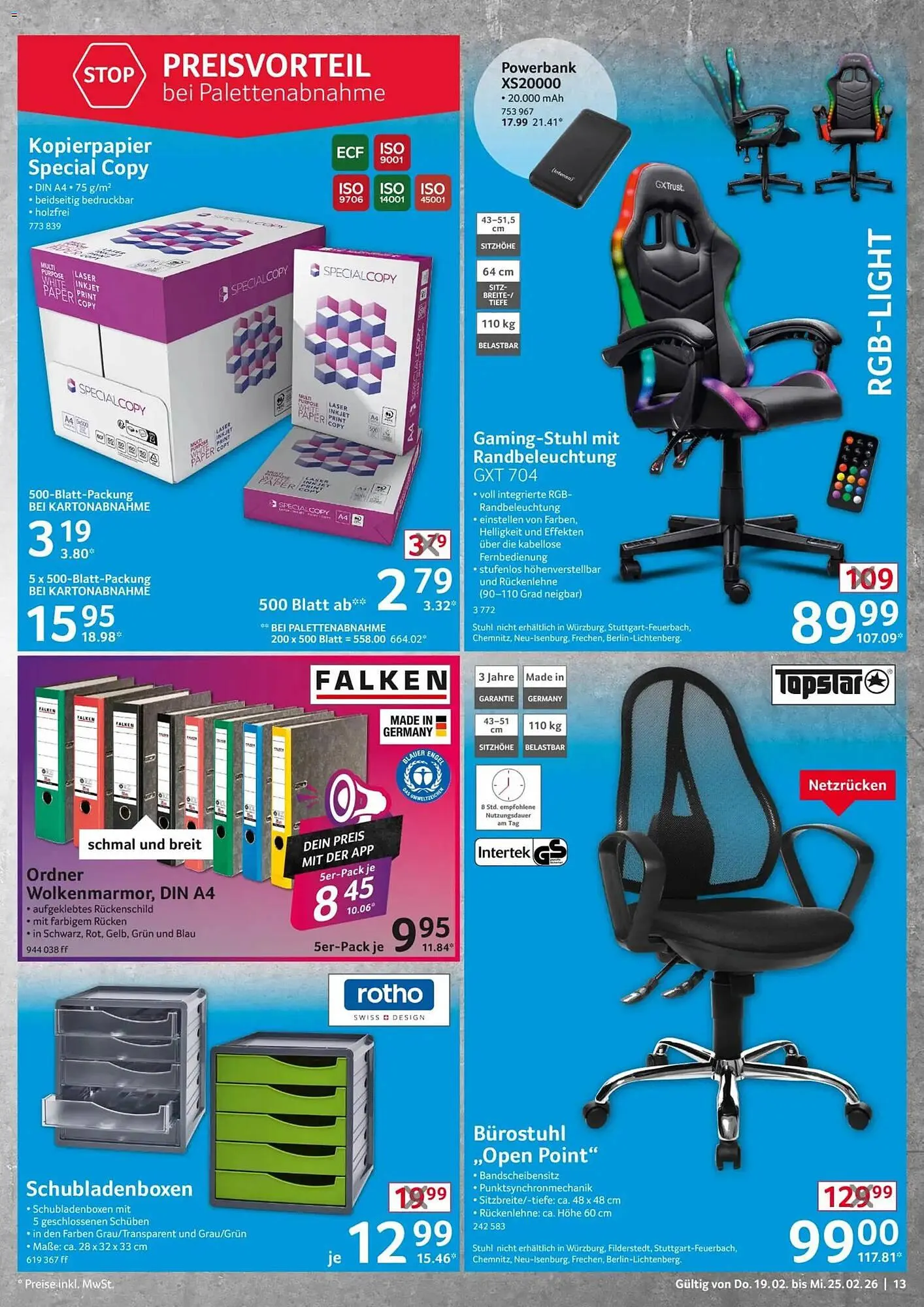 Selgros Prospekt von 19. Februar bis 25. Februar 2026 - Prospekt seite 13