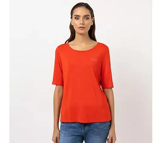 Wählen Sie Ihre Variante: STEFFEN SCHRAUT Shirt Ibiza langer Halbarm mit ECOVERO Viskose figurumspielend