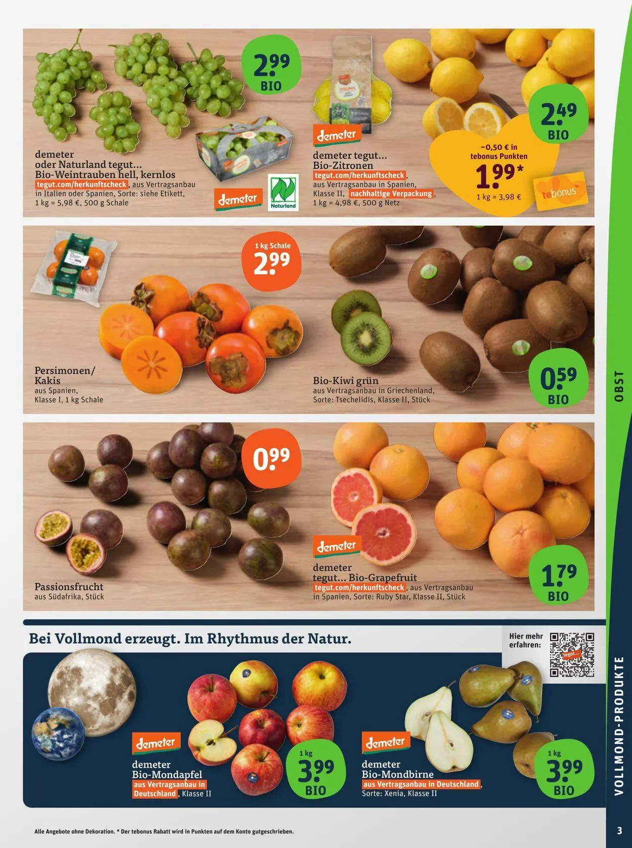 Tegut Aktueller Prospekt von 20. Oktober bis 26. Oktober 2025 - Prospekt seite 5