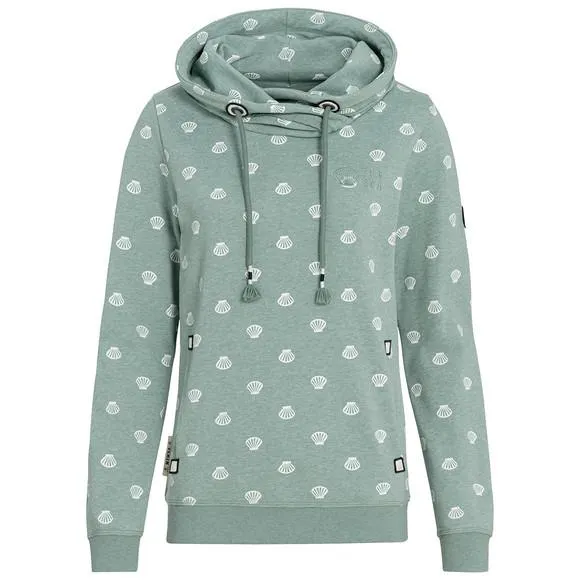 Damen Hoodie mit Allover-Muster