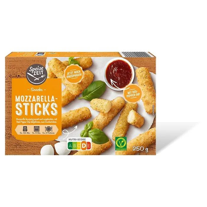 SPEISEZEIT Fingerfood 250 g, Crispy Mozzarella-Sticks
