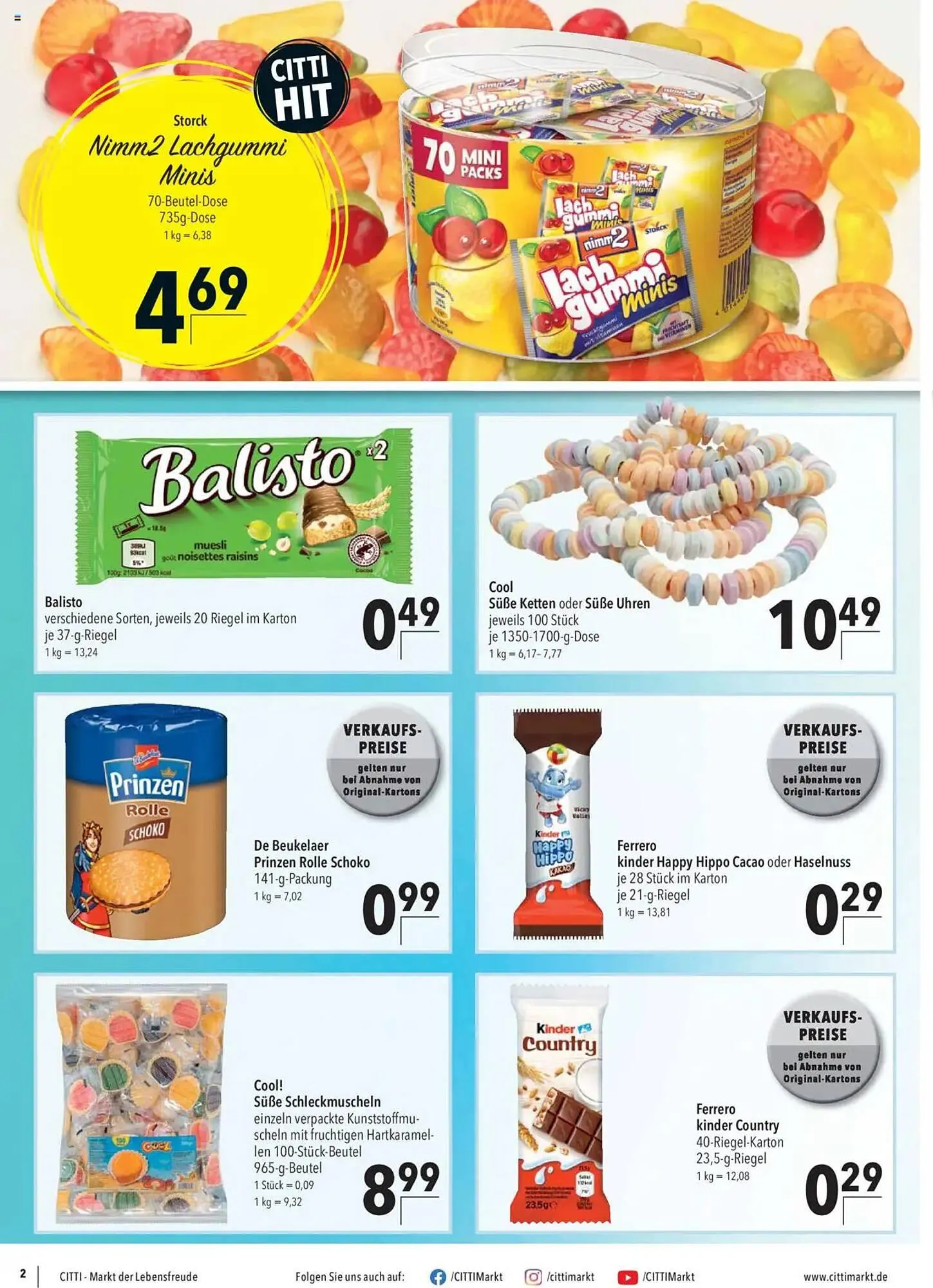 CITTI Markt Prospekt von 13. August bis 26. August 2025 - Prospekt seite 2