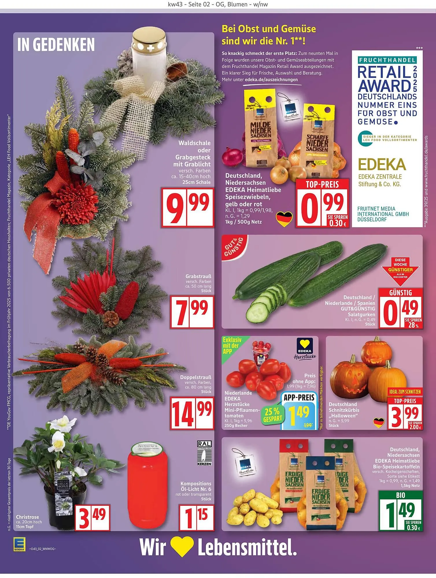 Edeka Prospekt von 20. Oktober bis 25. Oktober 2025 - Prospekt seite 2