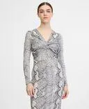 Schwarz-weißes Damenkleid ORSAY