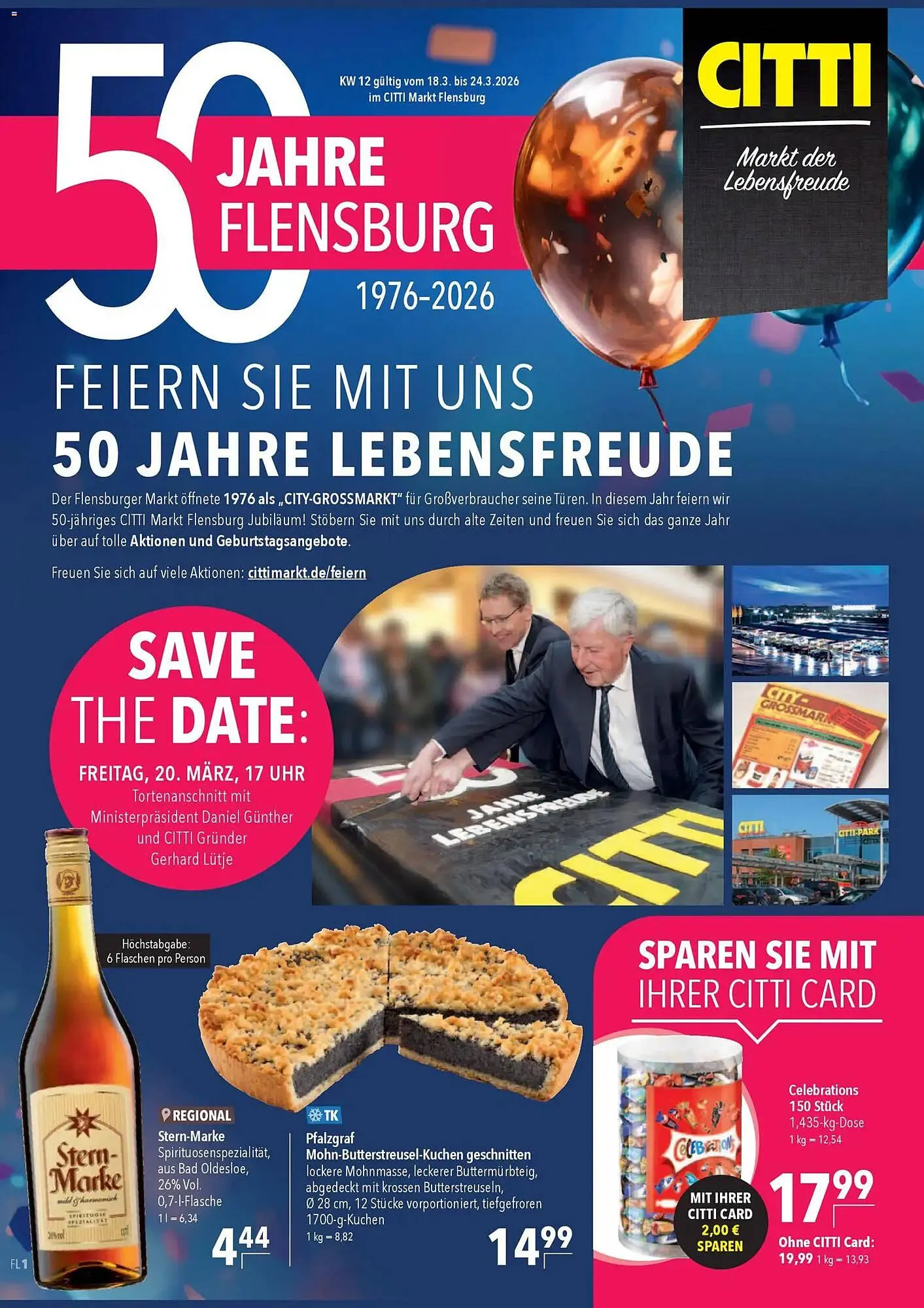 CITTI Markt Prospekt von 18. März bis 24. März 2026 - Prospekt seite 1