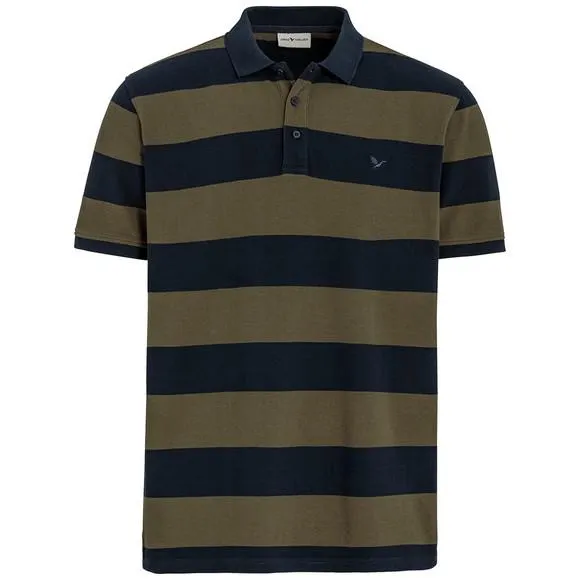 Herren Poloshirt mit Streifen