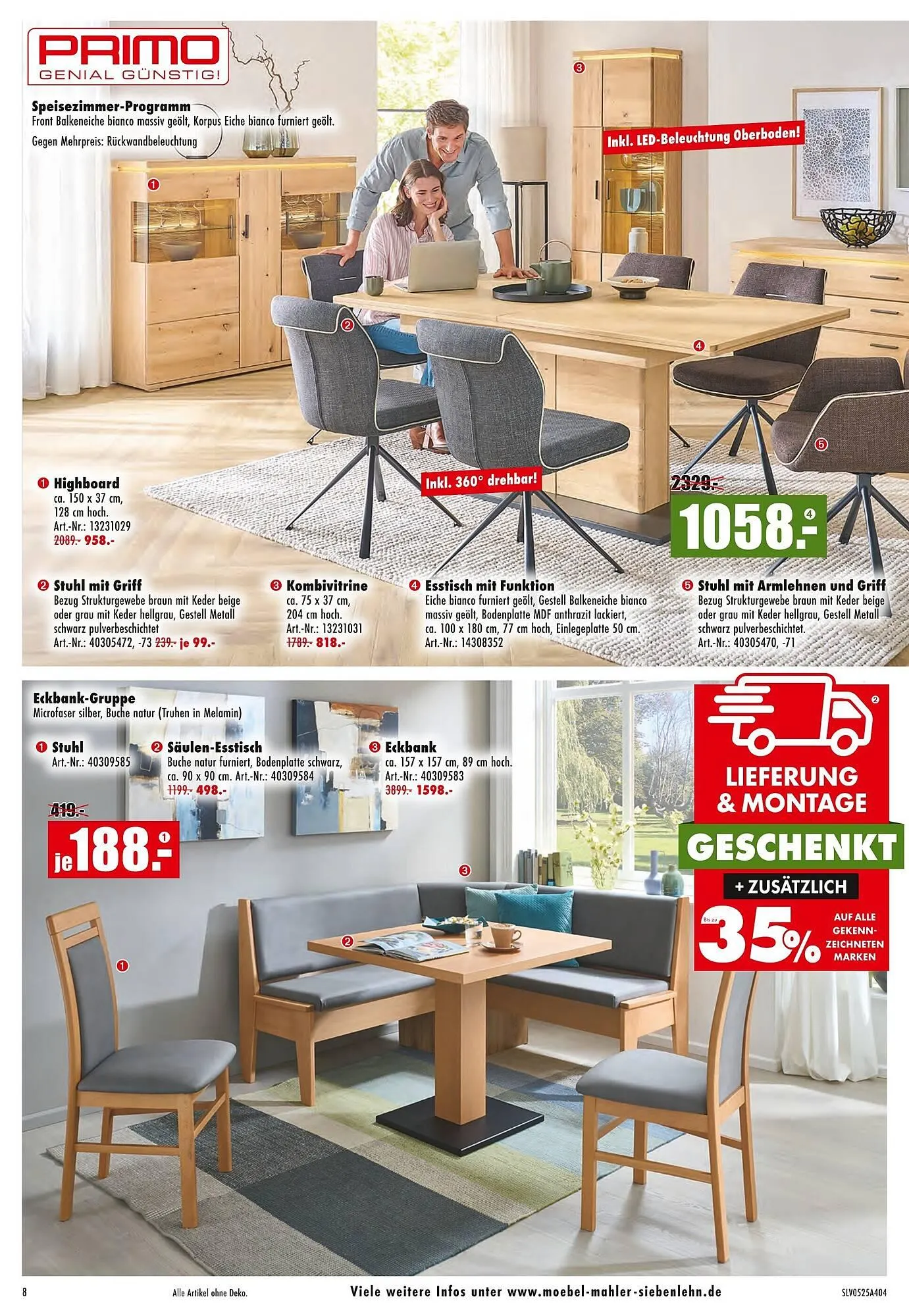Möbel Mahler Prospekt von 14. Mai bis 27. Mai 2025 - Prospekt seite 8