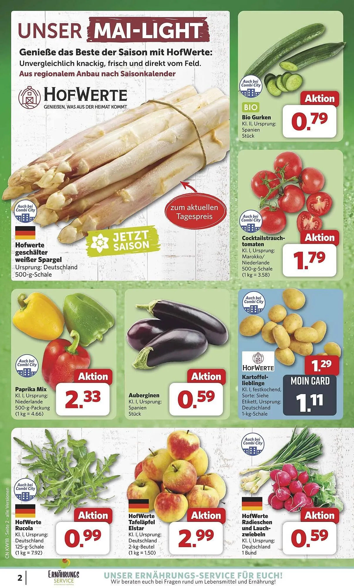 Combi Prospekt von 28. April bis 3. Mai 2025 - Prospekt seite 2