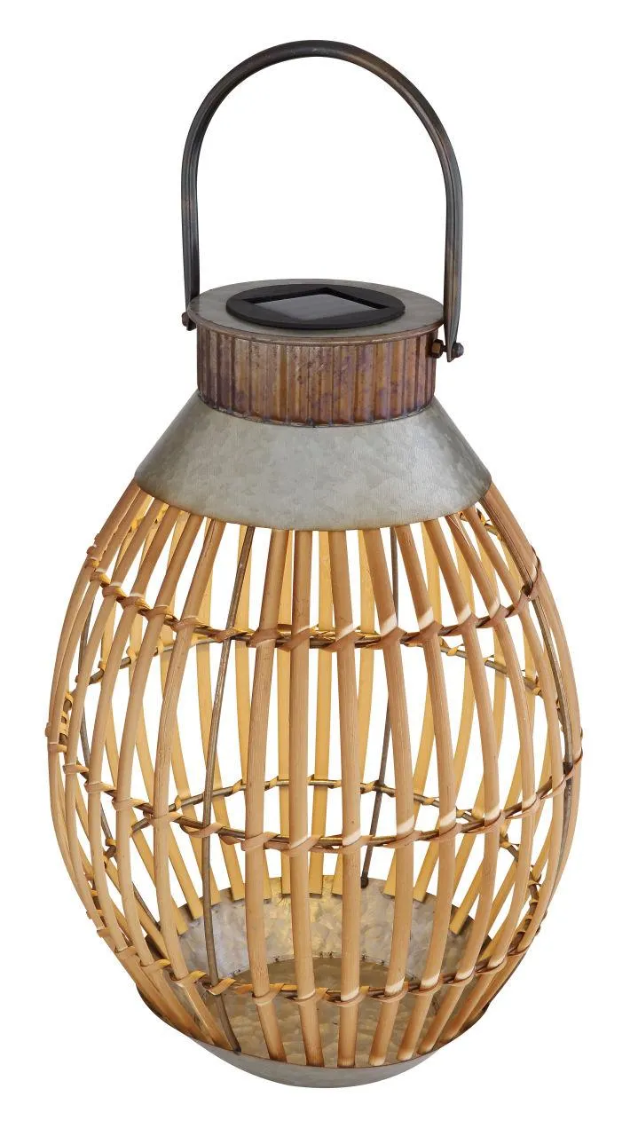 Lighting - SOLARLEUCHTE BAMBUS HELL, 1XLED - Solarleuchte Bambus hell hell, LED