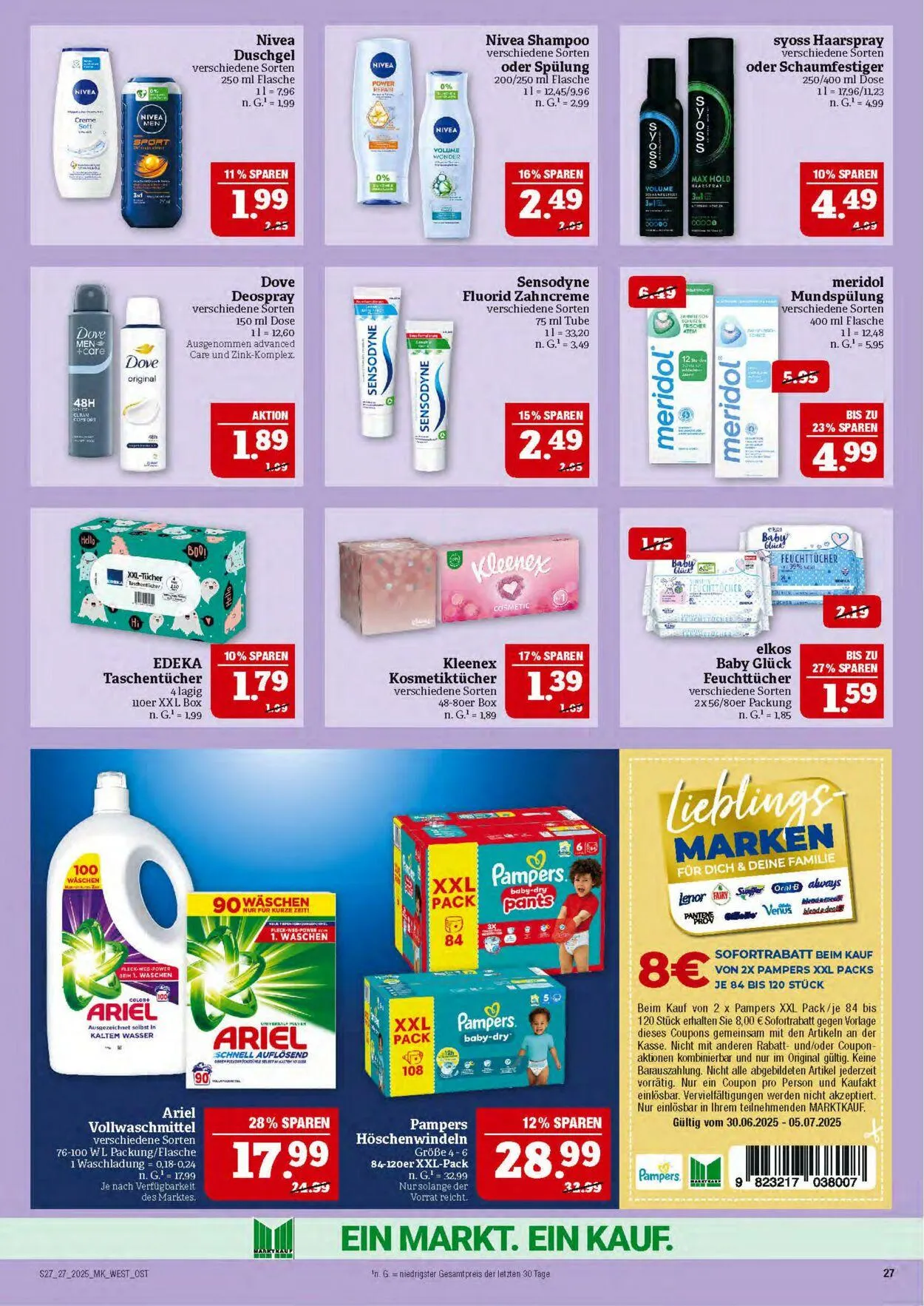 Marktkauf - Nürnberg-Thon Aktueller Prospekt von 30. Juni bis 5. Juli 2025 - Prospekt seite 27