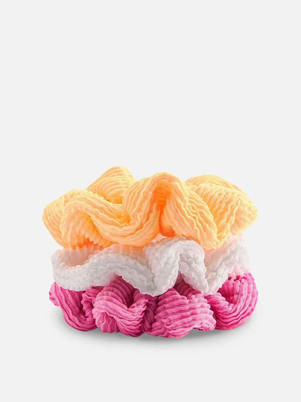 Haargummis in Knitteroptik, 2er-Pack
