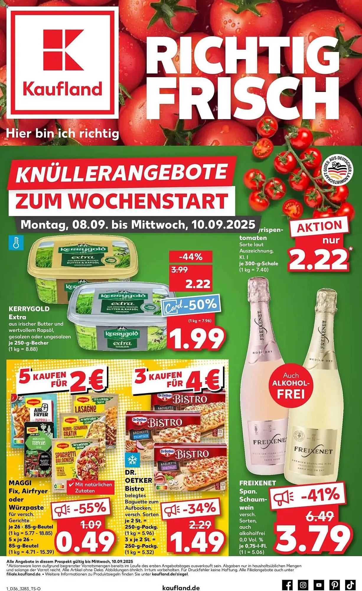 Kaufland Prospekt von 7. September bis 10. September 2025 - Prospekt seite 1