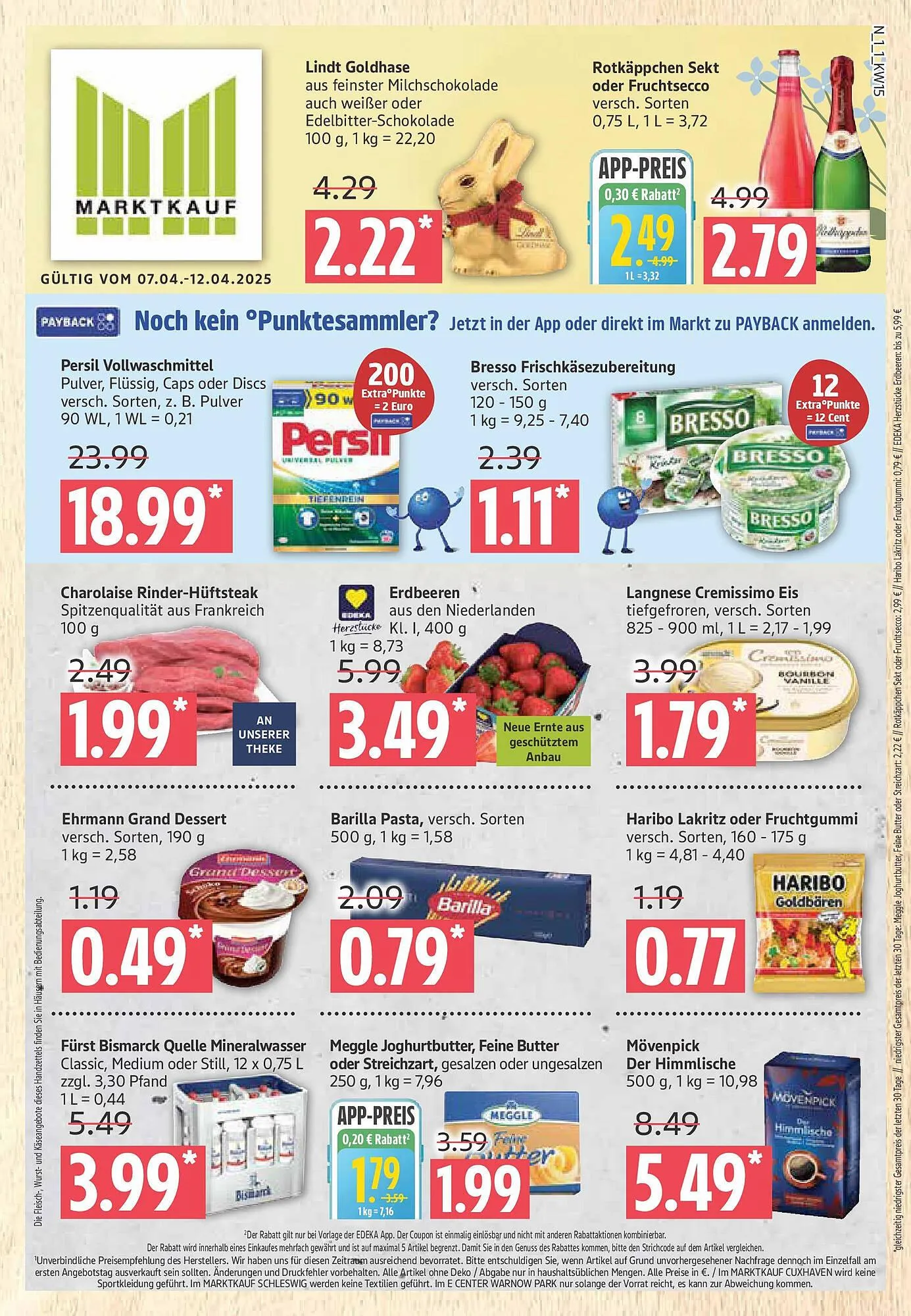 Marktkauf Prospekt von 6. April bis 14. April 2025 - Prospekt seite 1