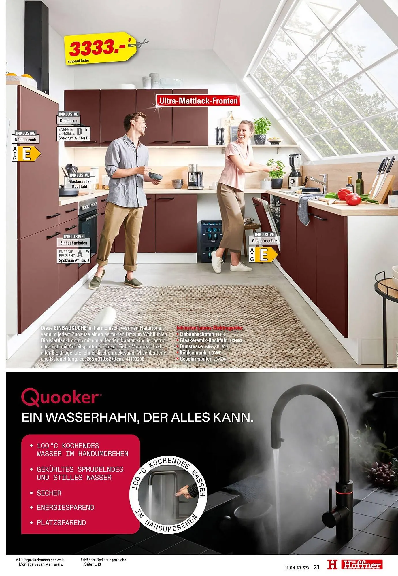 Höffner Prospekt von 2. September bis 30. November 2025 - Prospekt seite 23