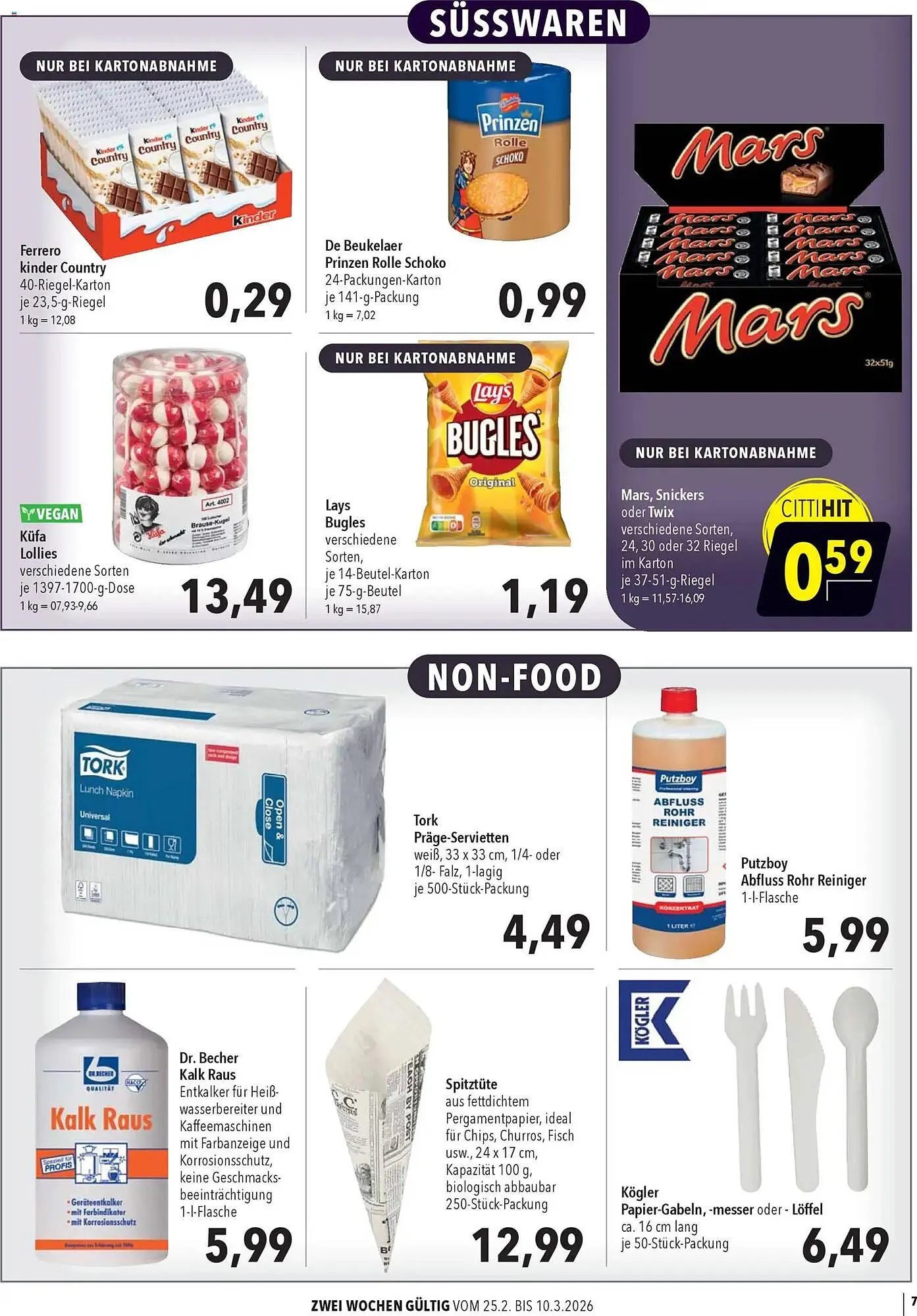 CITTI Markt Prospekt von 25. Februar bis 10. März 2026 - Prospekt seite 7