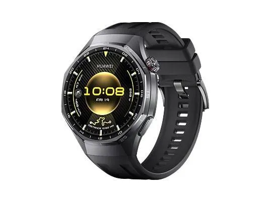 HUAWEI Watch GT6 Pro Smartwatch Fluorelastomerarmband, 140-210 mm, Schwarz