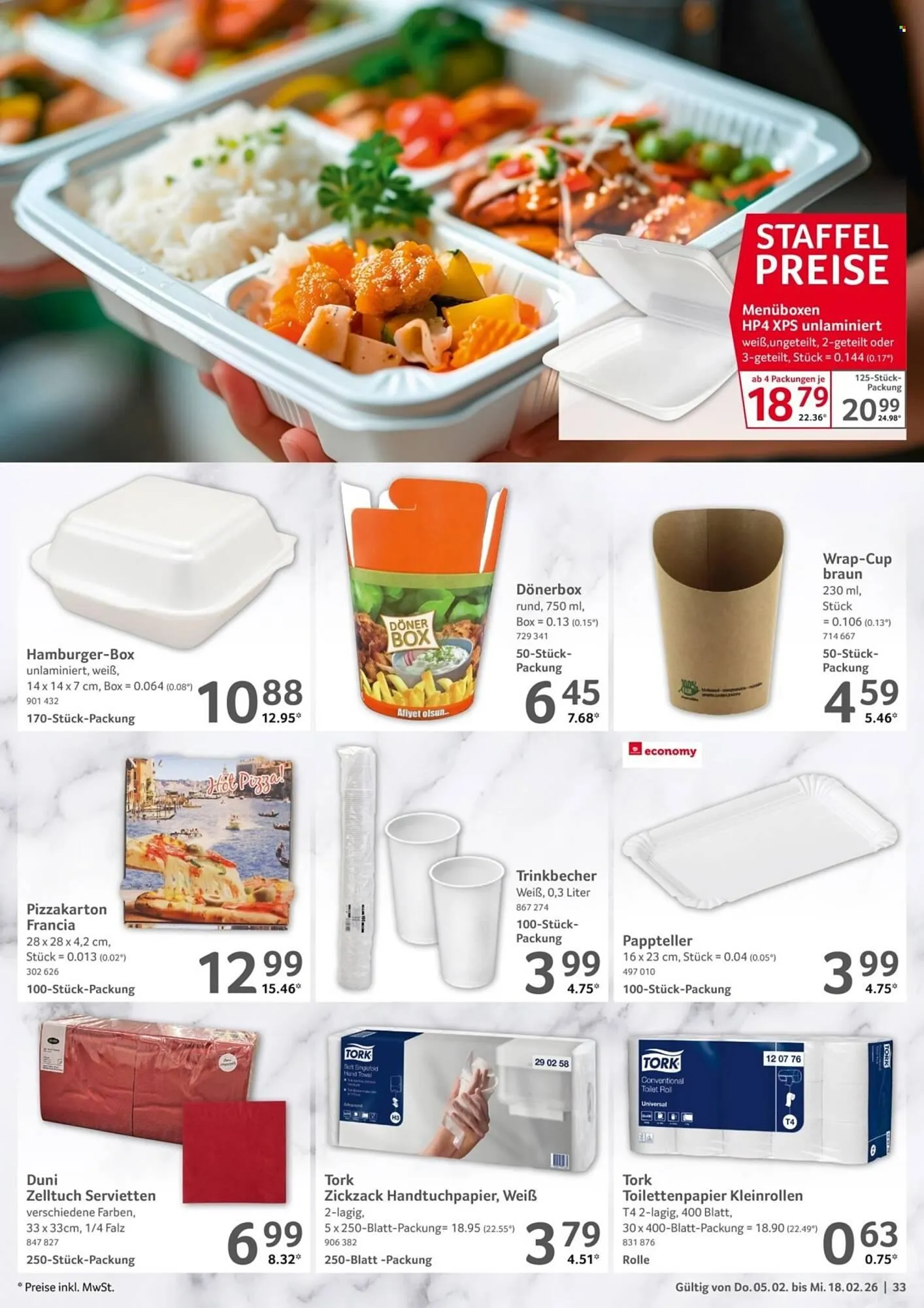 Selgros Prospekt von 5. Februar bis 18. Februar 2026 - Prospekt seite 33