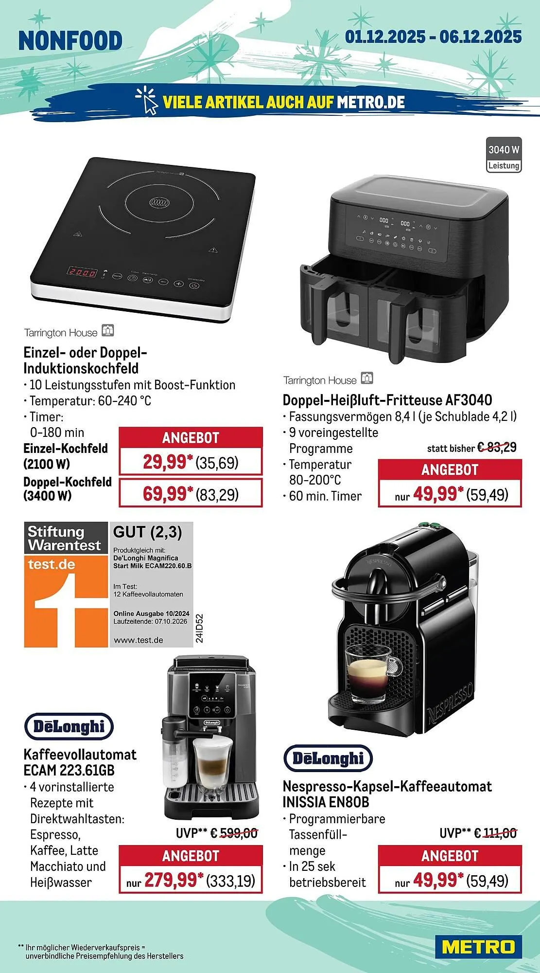 METRO Prospekt von 1. Dezember bis 6. Dezember 2025 - Prospekt seite 21