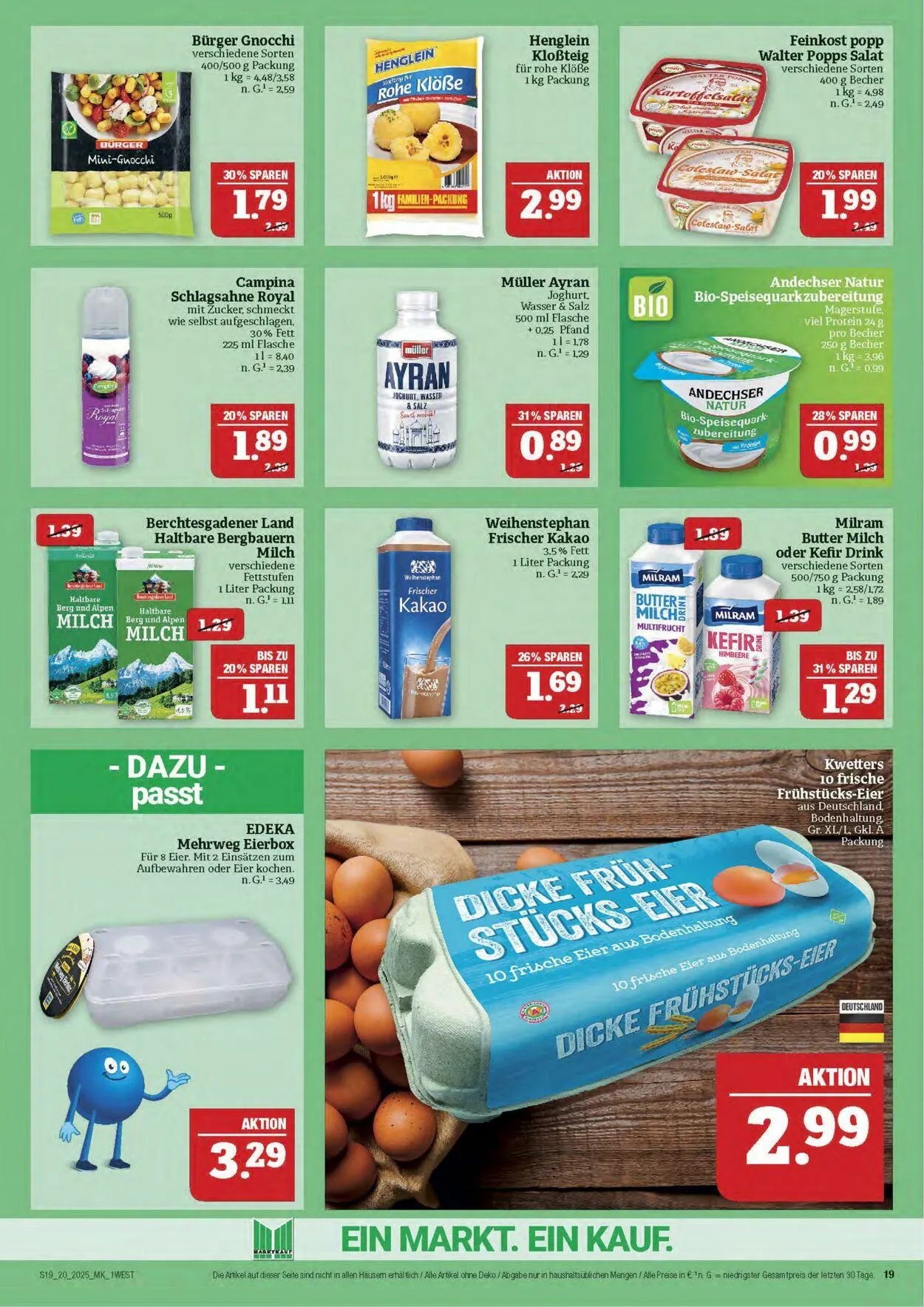 Marktkauf - Nürnberg-Thon Aktueller Prospekt von 12. Mai bis 17. Mai 2025 - Prospekt seite 19