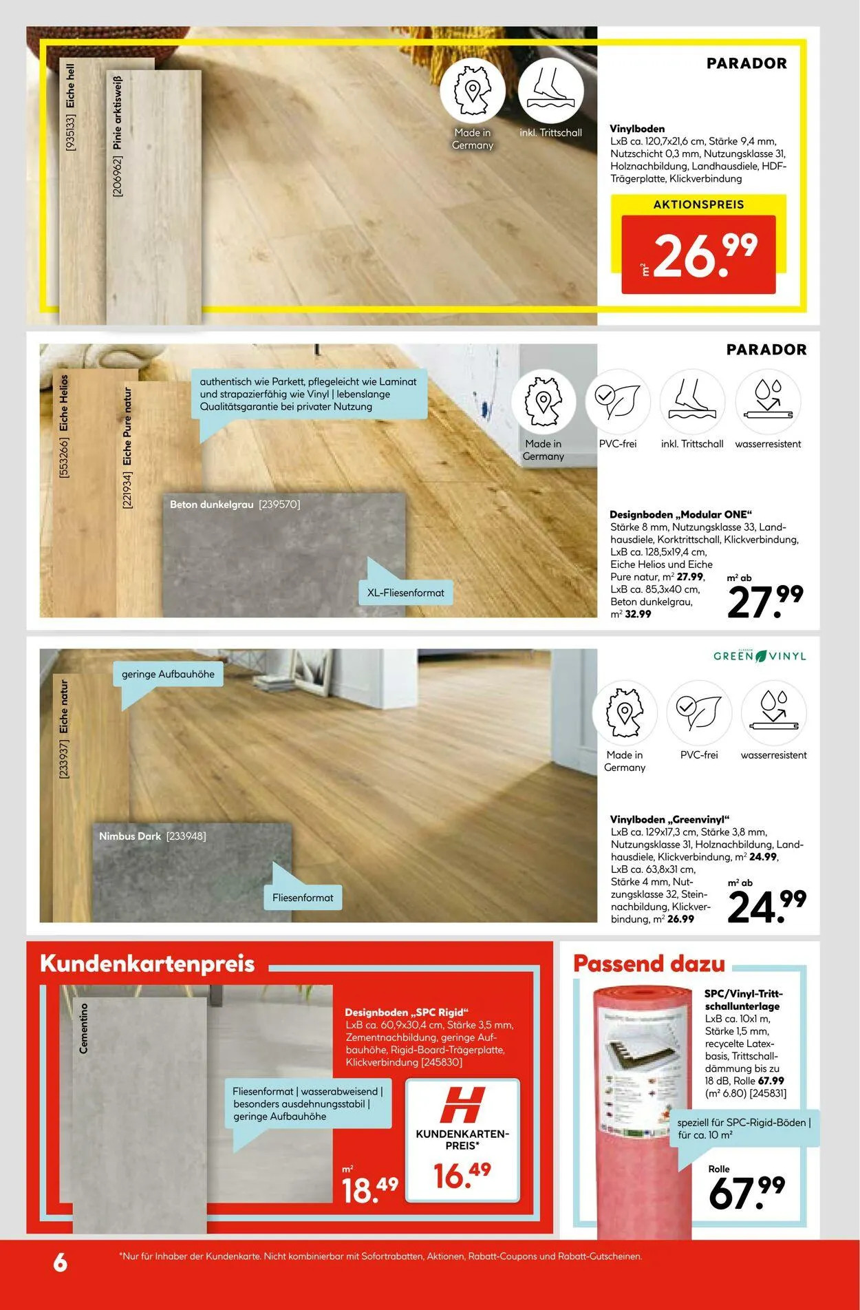 Hellweg Aktueller Prospekt von 24. November bis 8. Dezember 2025 - Prospekt seite 6